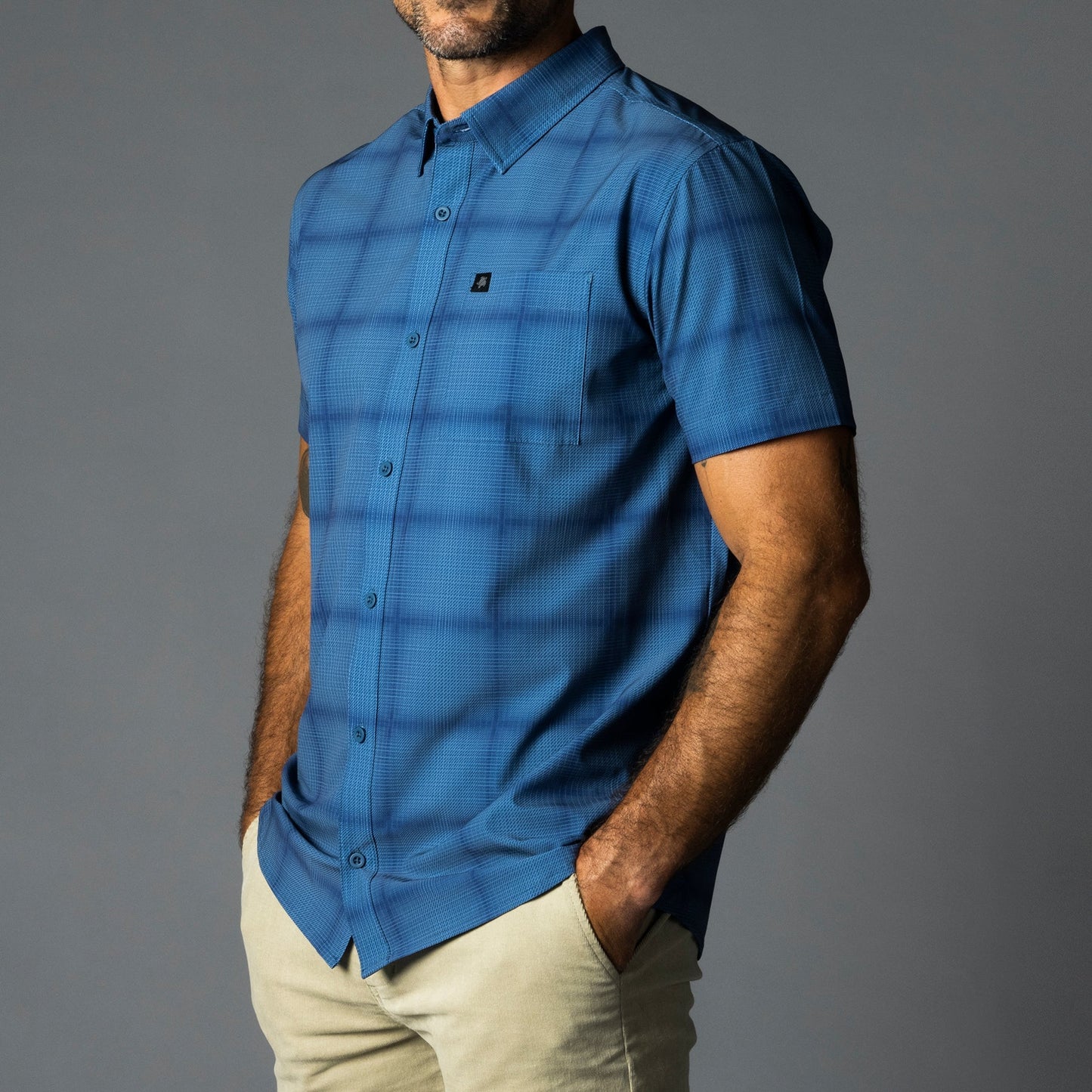 Men's Harbour Button Down Short Sleeve Shirt