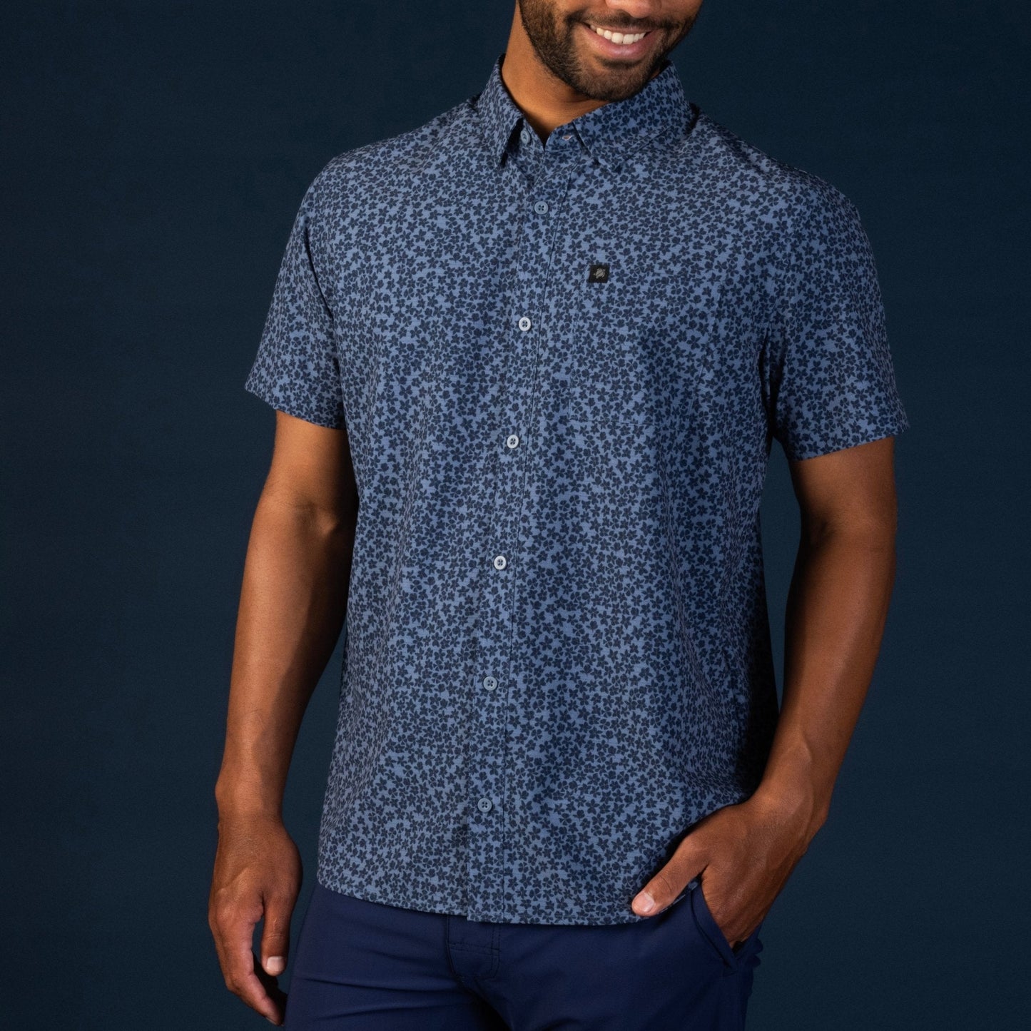 Men's Harbour Button Down Short Sleeve Shirt