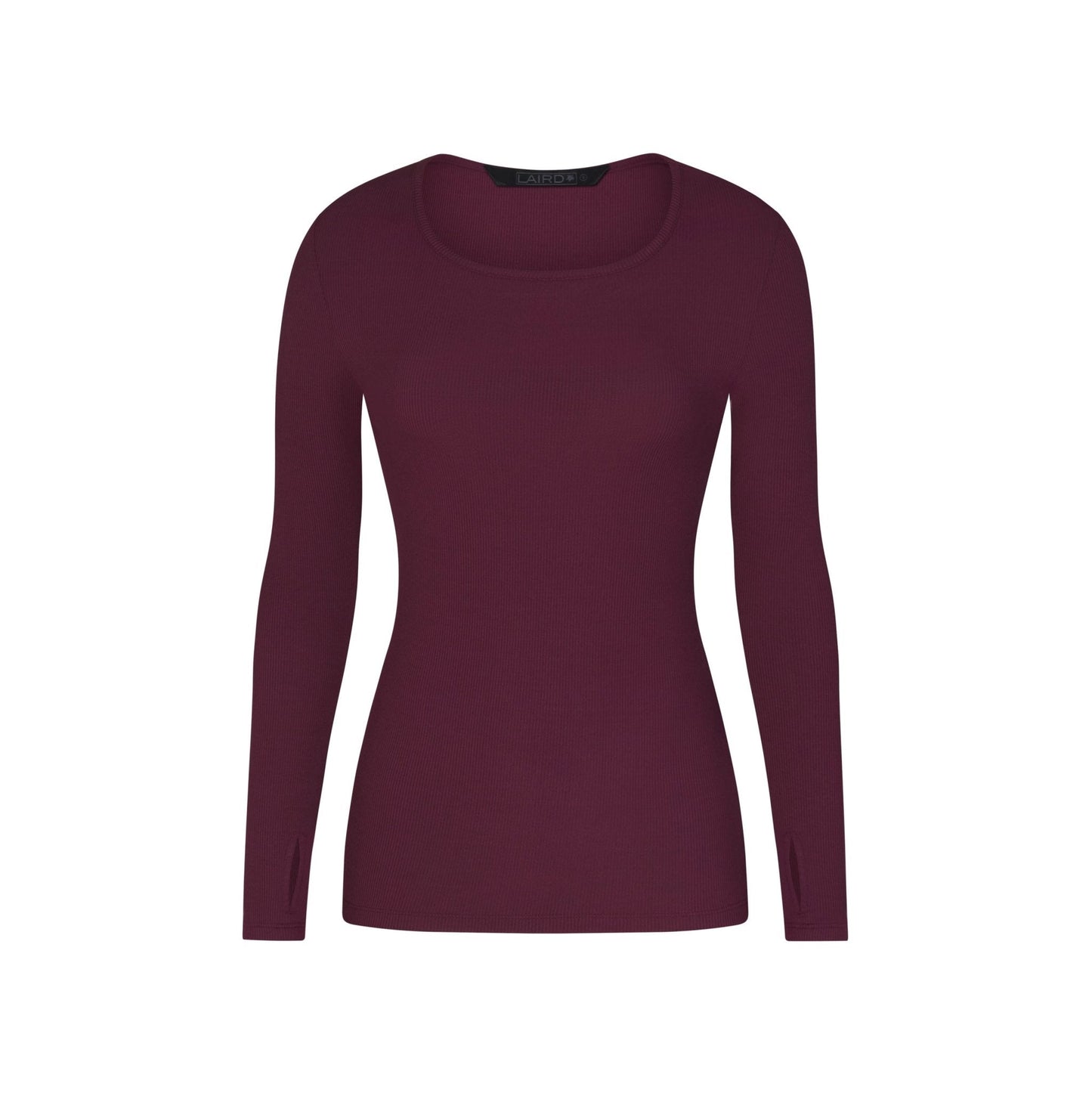 Women's Fine Long Sleeve Rib Top - LAIRD