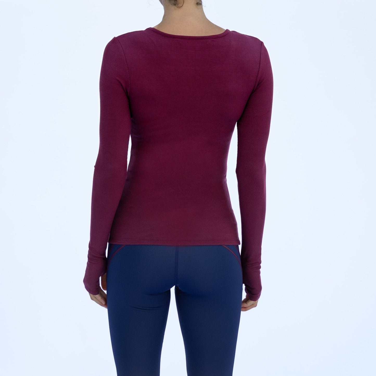 Women's Fine Long Sleeve Rib Top - LAIRD